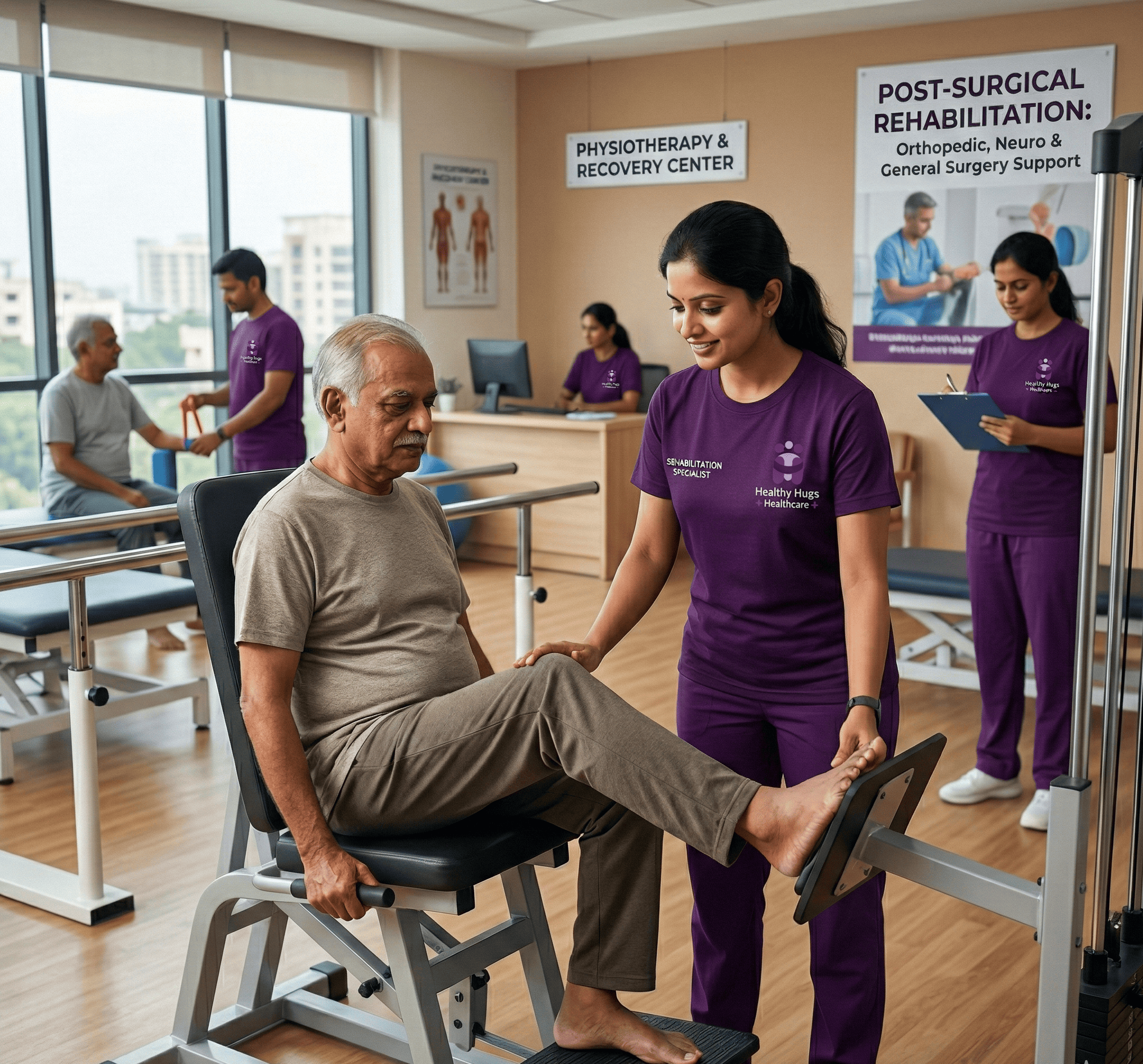 Post surgical rehabilitation physiotherapy